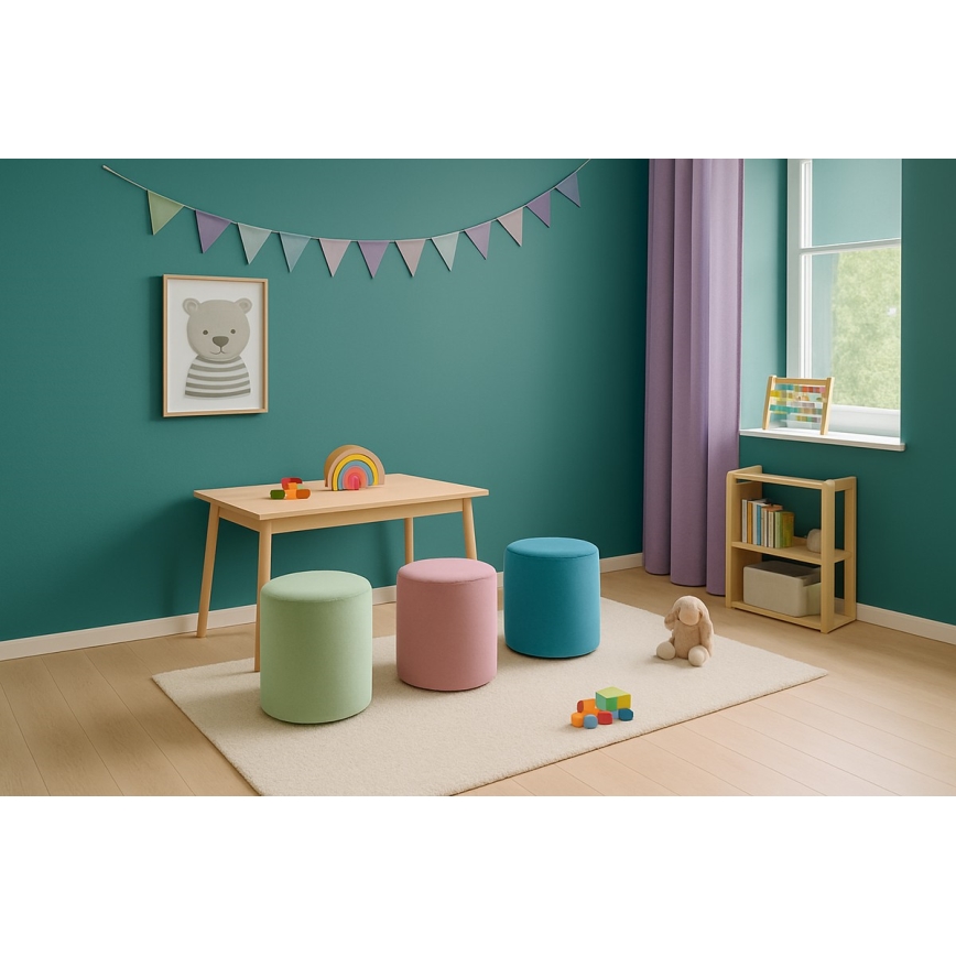 Pufe VEX 36x36 cm verde-claro
