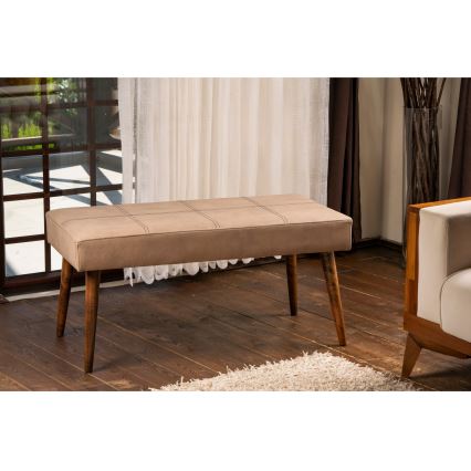 Pufe VITO 46x92 cm castanho