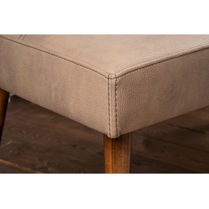 Pufe VITO 46x92 cm castanho