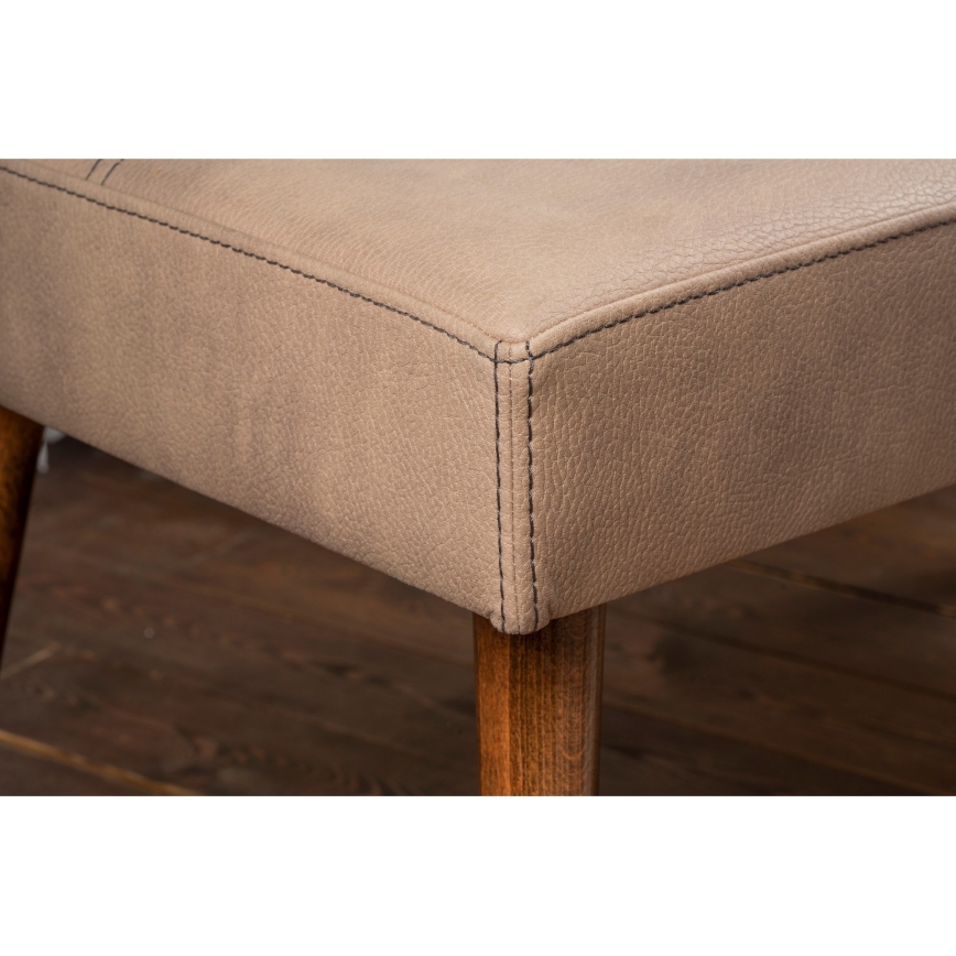 Pufe VITO 46x92 cm castanho