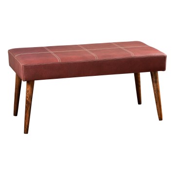 Pufe VITO 46x92 cm vermelho