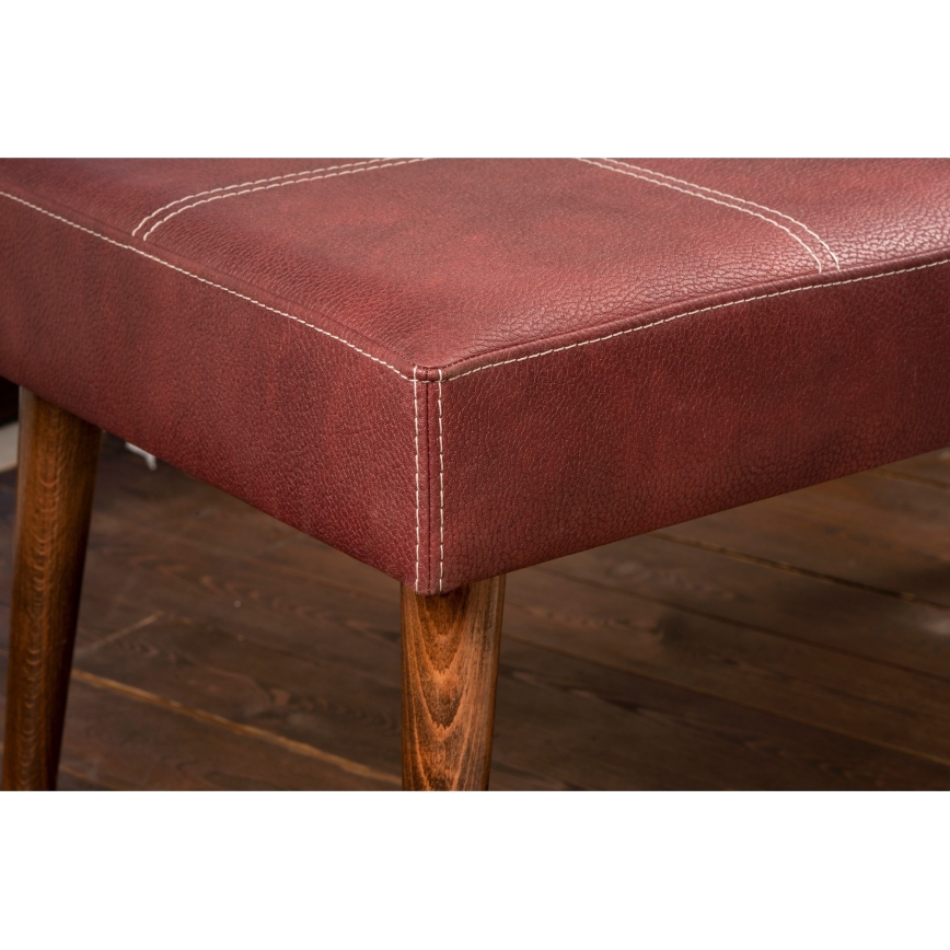 Pufe VITO 46x92 cm vermelho
