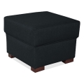 Pufe VIVA 51x51 cm preto