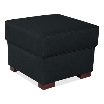 Pufe VIVA 51x51 cm preto