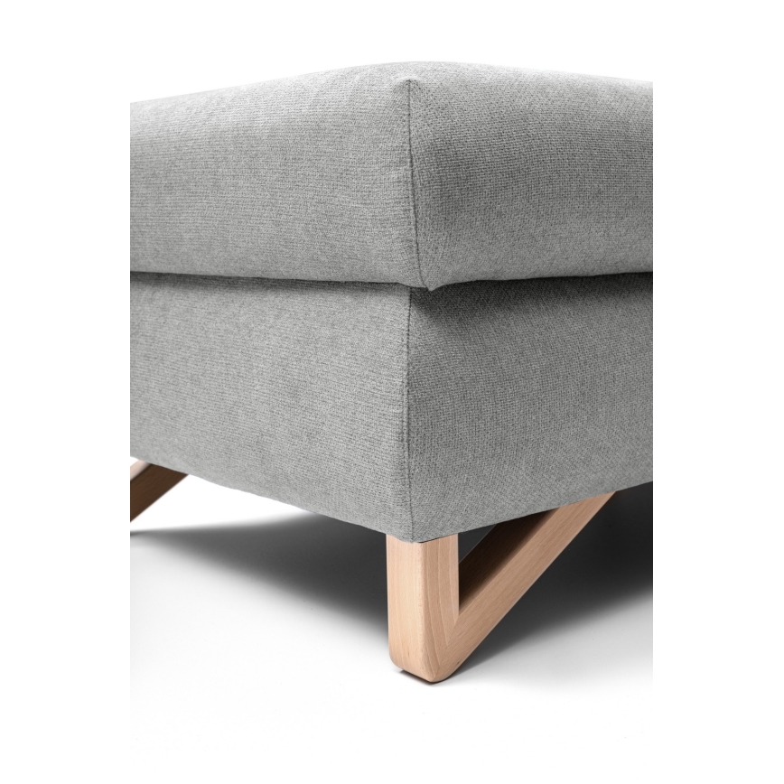 Pufe AVESTA 63x95 cm cinza