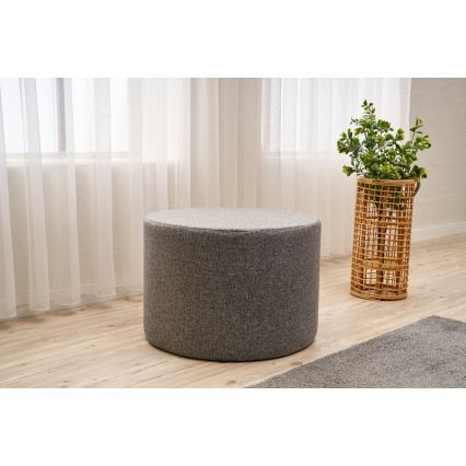 Puff RABO Ø 58 cm, cinzento