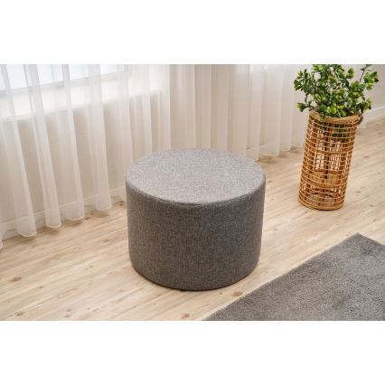 Puff RABO Ø 58 cm, cinzento