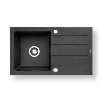 Pyramis 70006801 - Lava-loiça de cozinha NEXT 76x44 cm granito/preto