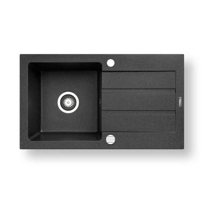 Pyramis 70006801 - Lava-loiça de cozinha NEXT 76x44 cm granito/preto