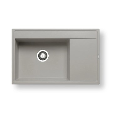 Pyramis 70058701 - Pia de cozinha CAMEA 79x50 cm granito/cinza
