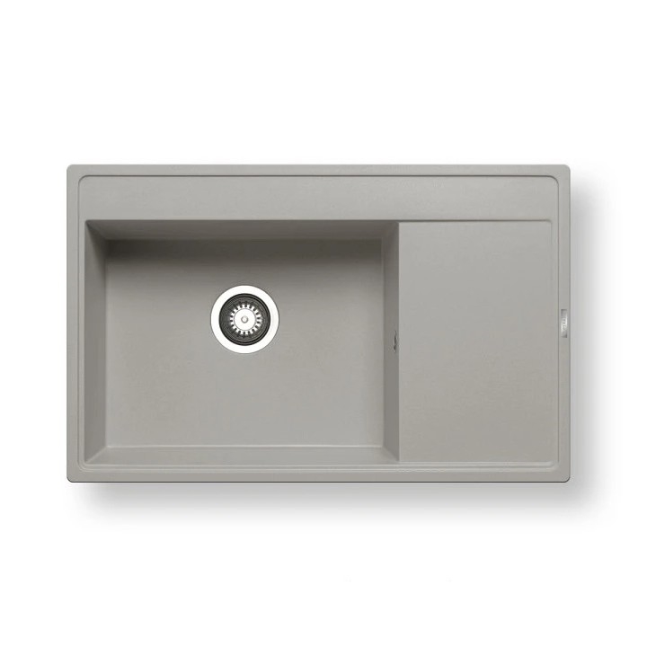 Pyramis 70058701 - Pia de cozinha CAMEA 79x50 cm granito/cinza