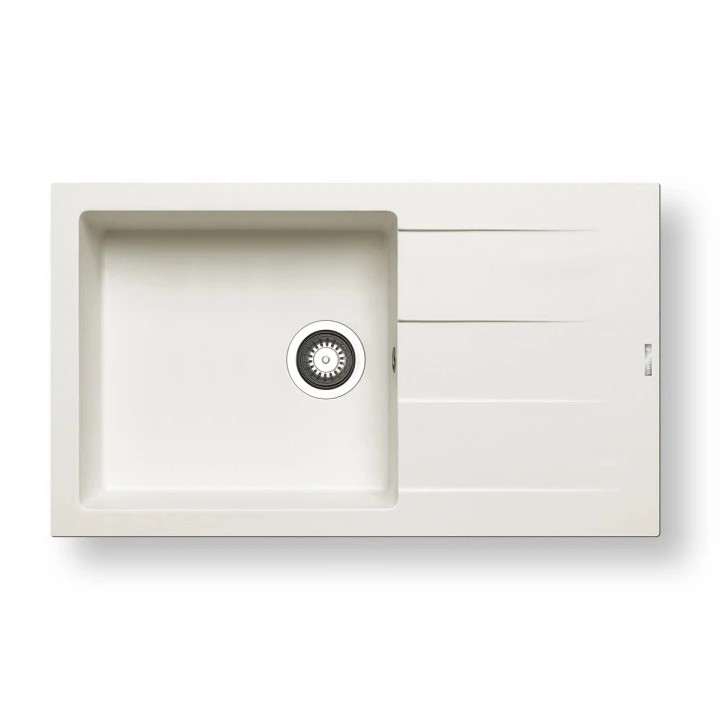 Pyramis 70070611 - Lava-loiça de cozinha ATHLOS 86x50 cm granito/branco