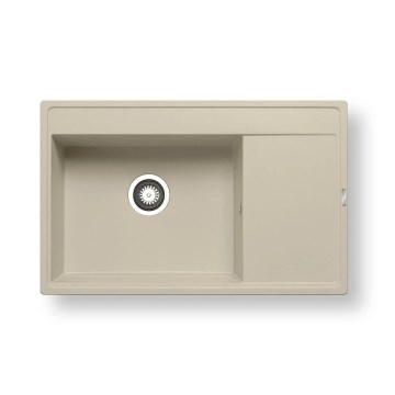 Pyramis 70074201 - Pia de cozinha CAMEA 79x50 cm granito/bege