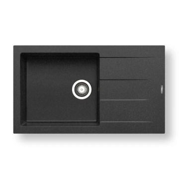 Pyramis 70107111 - Pia de cozinha ATHLOS 86x50 cm granito/preto