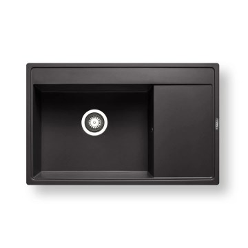 Pyramis 70168401 - Pia de cozinha CAMEA 79x50 cm granito/preto