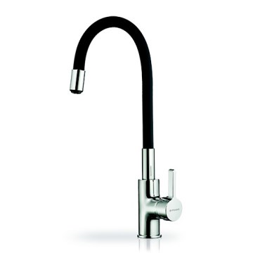 Pyramis 90919638 - Torneira para lava-loiça com braço flexível FLESSI preto