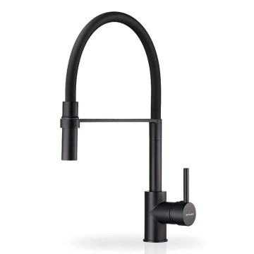 Pyramis 90939901 - Torneira para lava-loiça com braço flexível SERINA preto mate