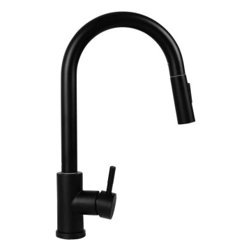 Pyramis 90941338 - Torneira de lavatório com pulverizador extensível IDEA preto mate