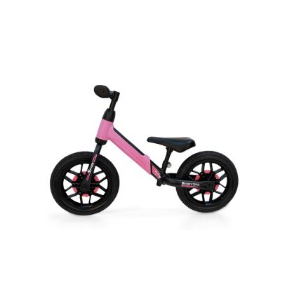 QPlay - Bicicleta de empurrar com LED iluminações sobre rodas SPARK rosa