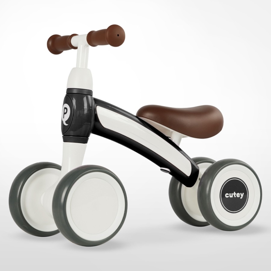 QPlay - Bicicleta de empurrar CUTEY-5 preto