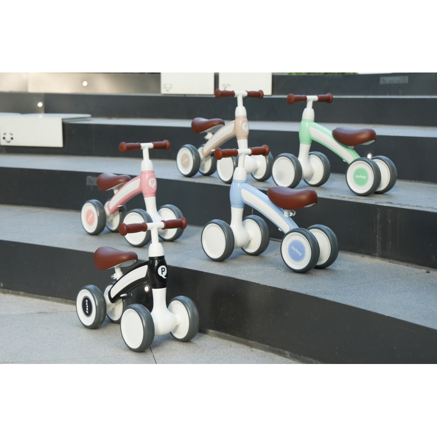 QPlay - Bicicleta de empurrar CUTEY-5 preto