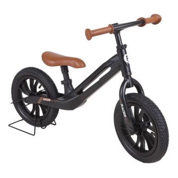 QPlay - Bicicleta de empurrar RACER AIR preto/castanho