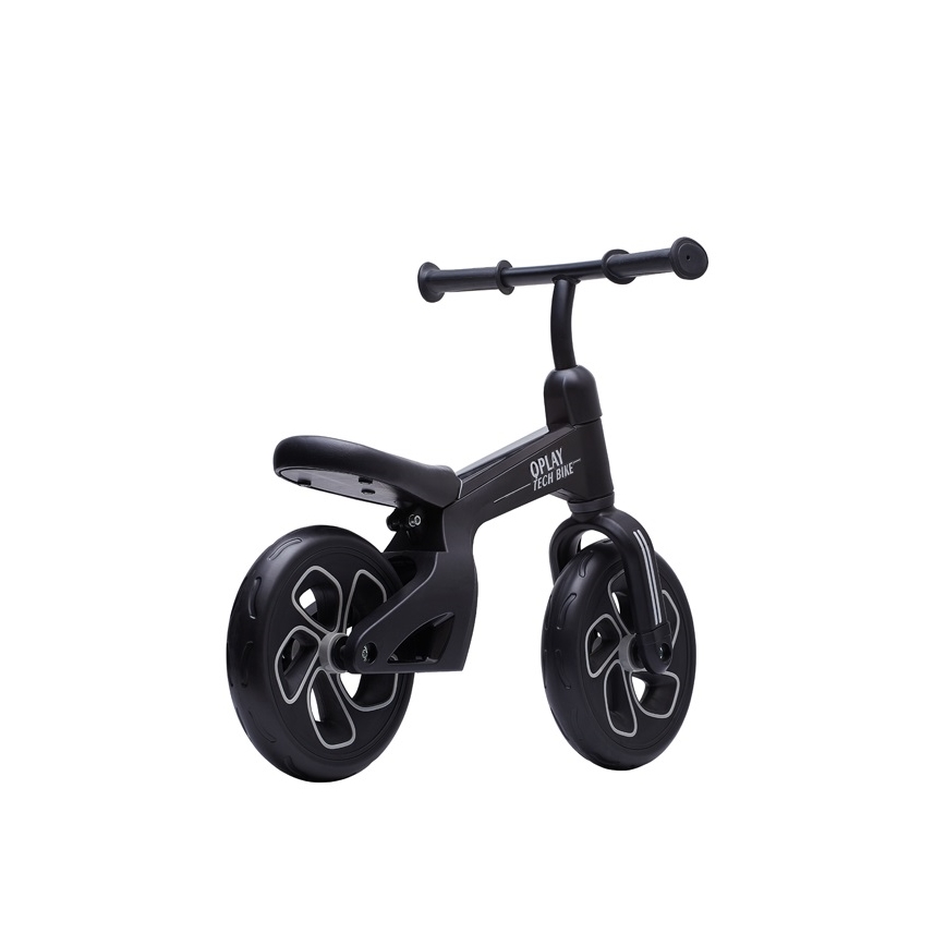 QPlay - Bicicleta de equilíbrio TECH preta
