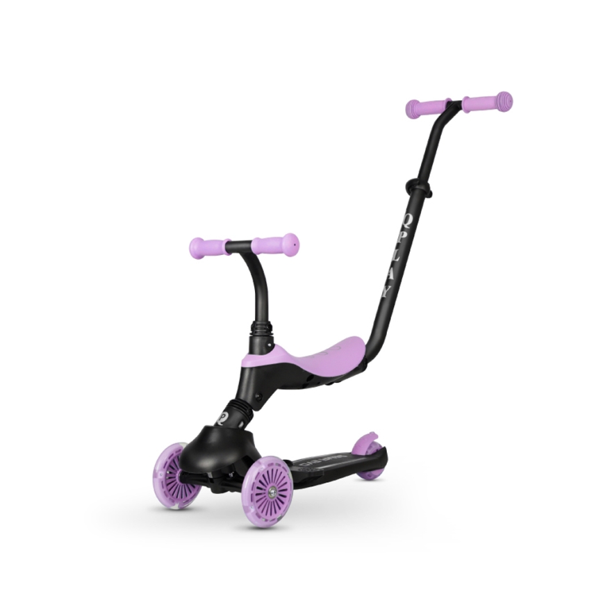 QPlay - de Criança trotinete 5em1 SEMA roxo