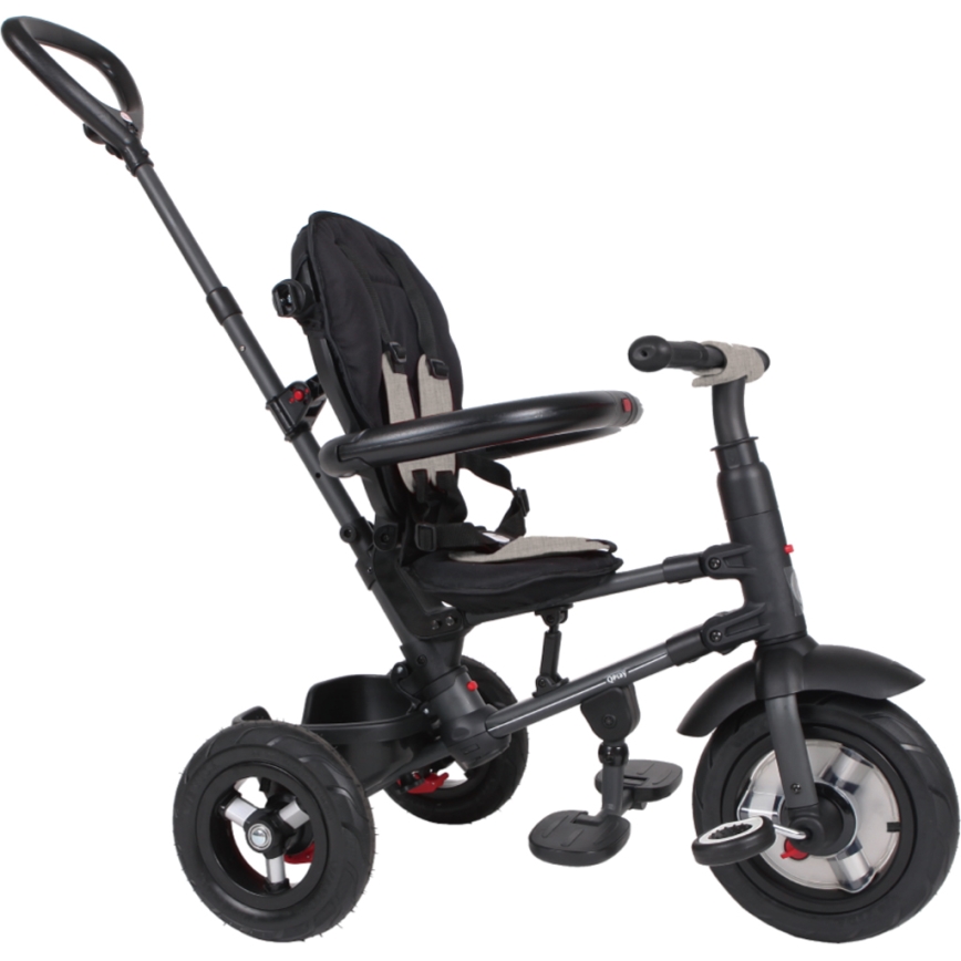 QPlay - Triciclo de criança 3em1 RITO AIR cinzento