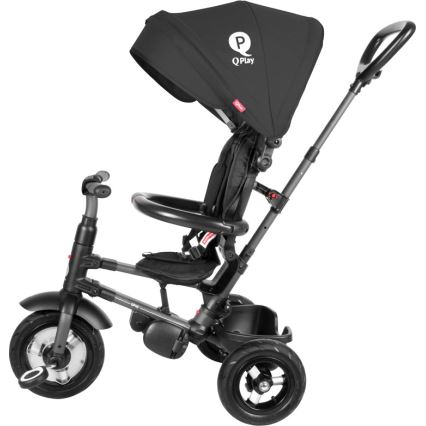 QPlay - Triciclo de criança 3em1 RITO AIR preto