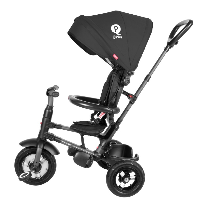 QPlay - Triciclo de criança 3em1 RITO AIR preto
