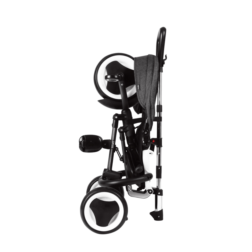 QPlay - Triciclo de criança 3em1 RITO EVO cinzento
