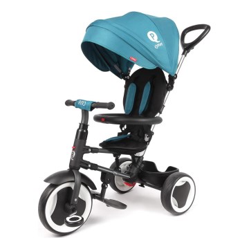QPlay - Triciclo de criança 3em1 RITO EVO turquesa