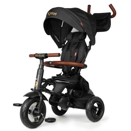 QPlay - Triciclo de criança RITO DELUXE (Limited special edition) preto