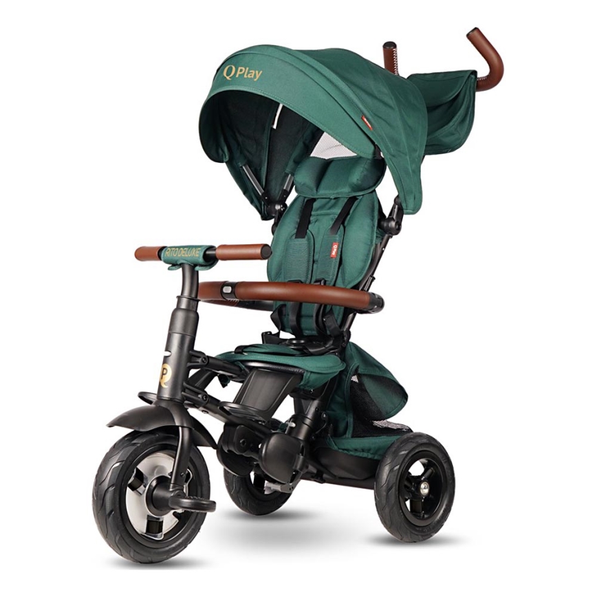 QPlay - Triciclo de criança RITO DELUXE (Limited special edition) verde