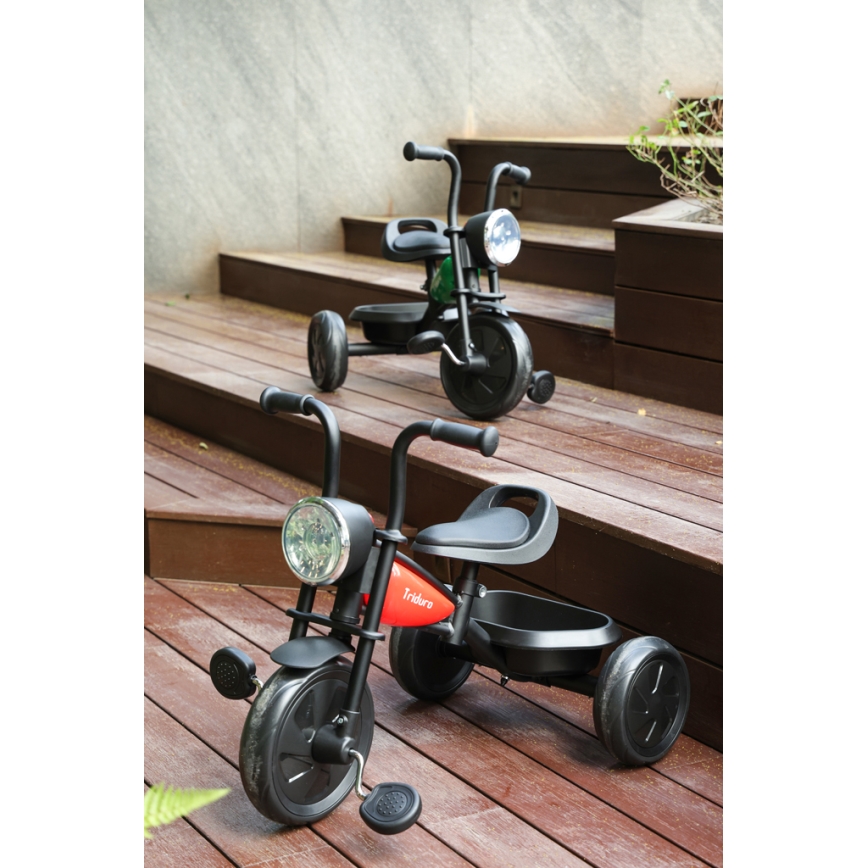 QPlay - Triciclo de criança TRIDURO preto