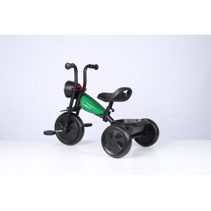 QPlay - Triciclo de criança TRIDURO preto/verde