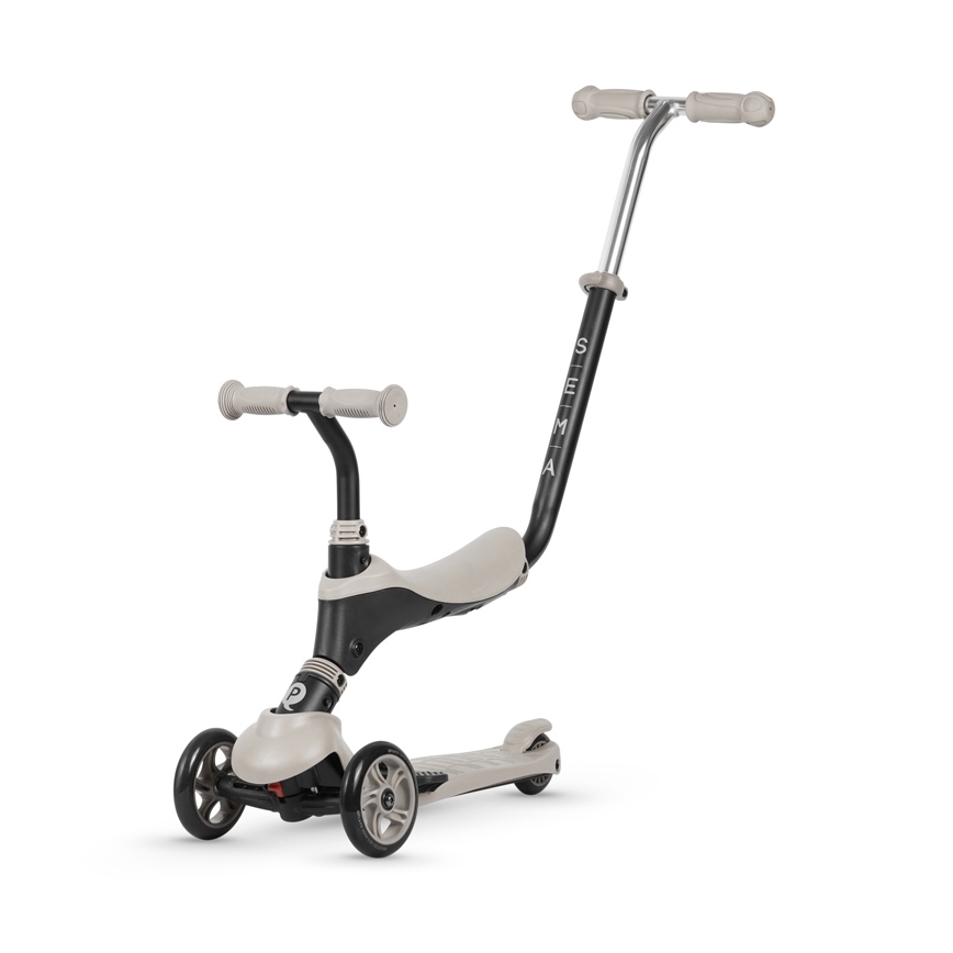 QPlay - Trotinete infantil 4 em 1 SEMA bege