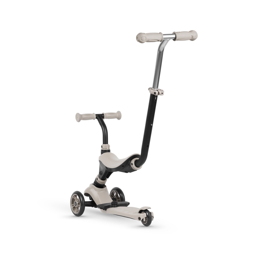 QPlay - Trotinete infantil 4 em 1 SEMA bege