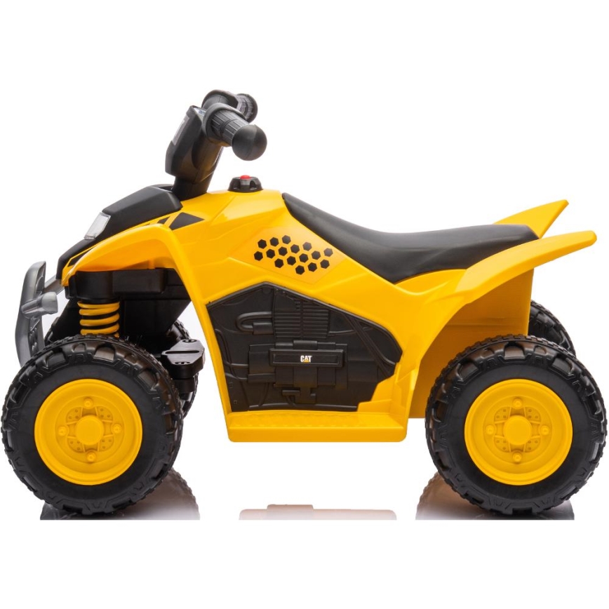 Quadriciclo elétrico CAT 30W/4000 mAh amarelo/preto