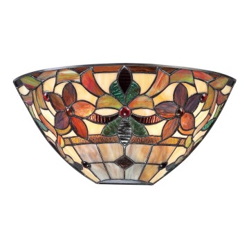 Quoizel - Aplique de parede Tiffany KAMI 2xE14/60W/230V