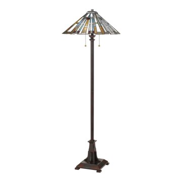 Quoizel - Candeeiro de chão MAYBECK 2xE27/60W/230V