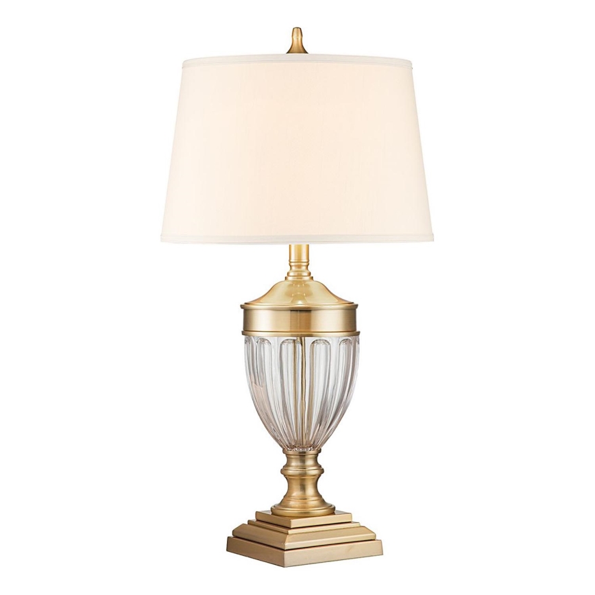 Quoizel - Candeeiro de mesa DENNISON 1xE27/60W/230V dourado