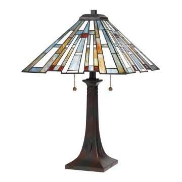 Quoizel - Candeeiro de mesa MAYBECK 2xE27/60W/230V