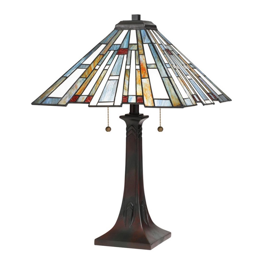 Quoizel - Candeeiro de mesa MAYBECK 2xE27/60W/230V