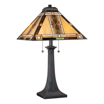 Quoizel - Candeeiro de mesa NAVAJO 2xE27/60W/230V