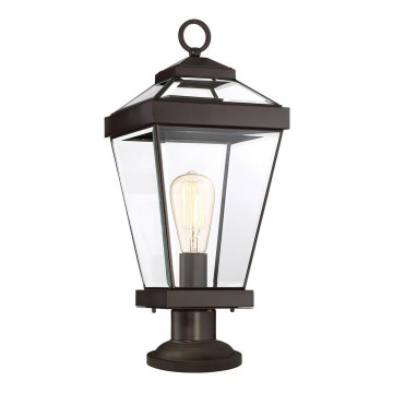 Quoizel - Candeeiro exterior RAVINE 1xE27/60W/230V IP44 castanho