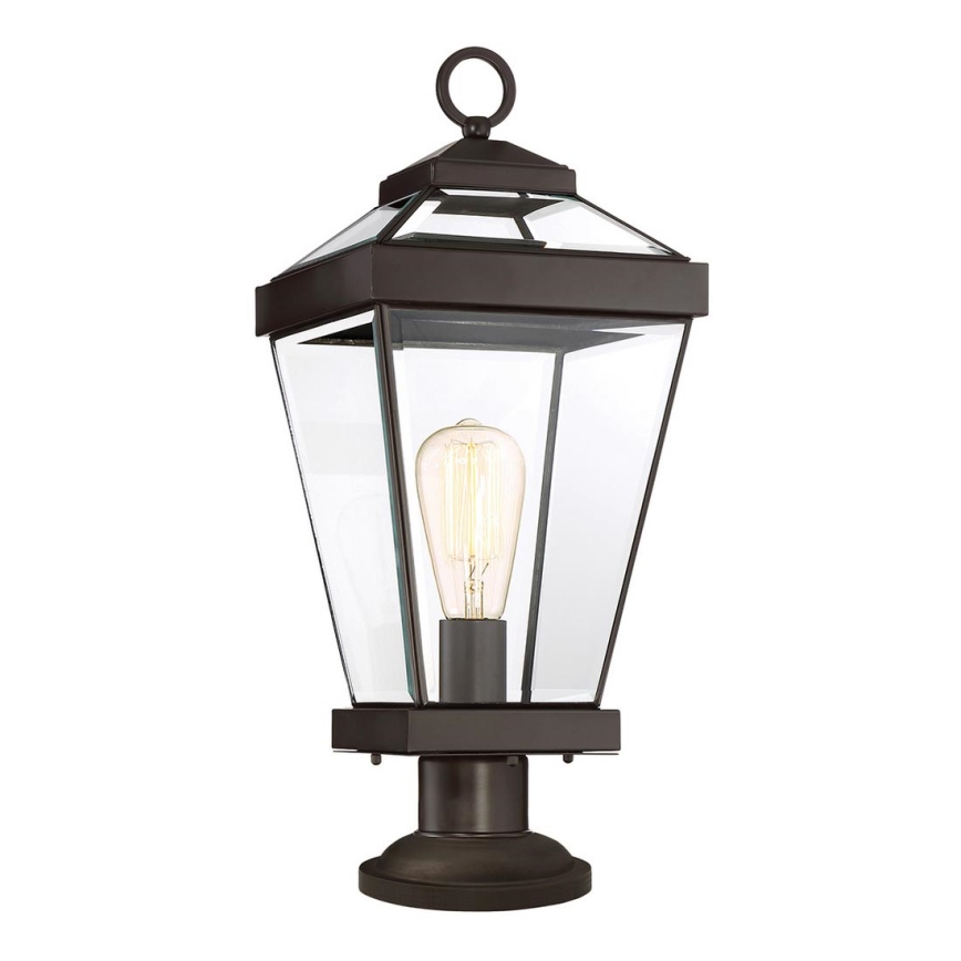 Quoizel - Candeeiro exterior RAVINE 1xE27/60W/230V IP44 castanho