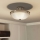 Quoizel - Candeeiro integrado MANTLE 2xE27/60W/230V cromado brilhante