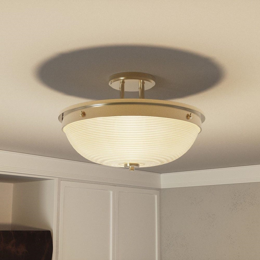 Quoizel - Candelabro integrado MANTLE 2xE27/60W/230V latão